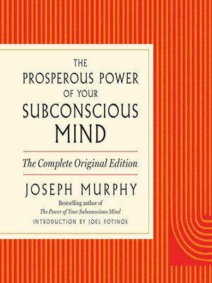 cover image of The Prosperous Power of Your Subconscious Mind